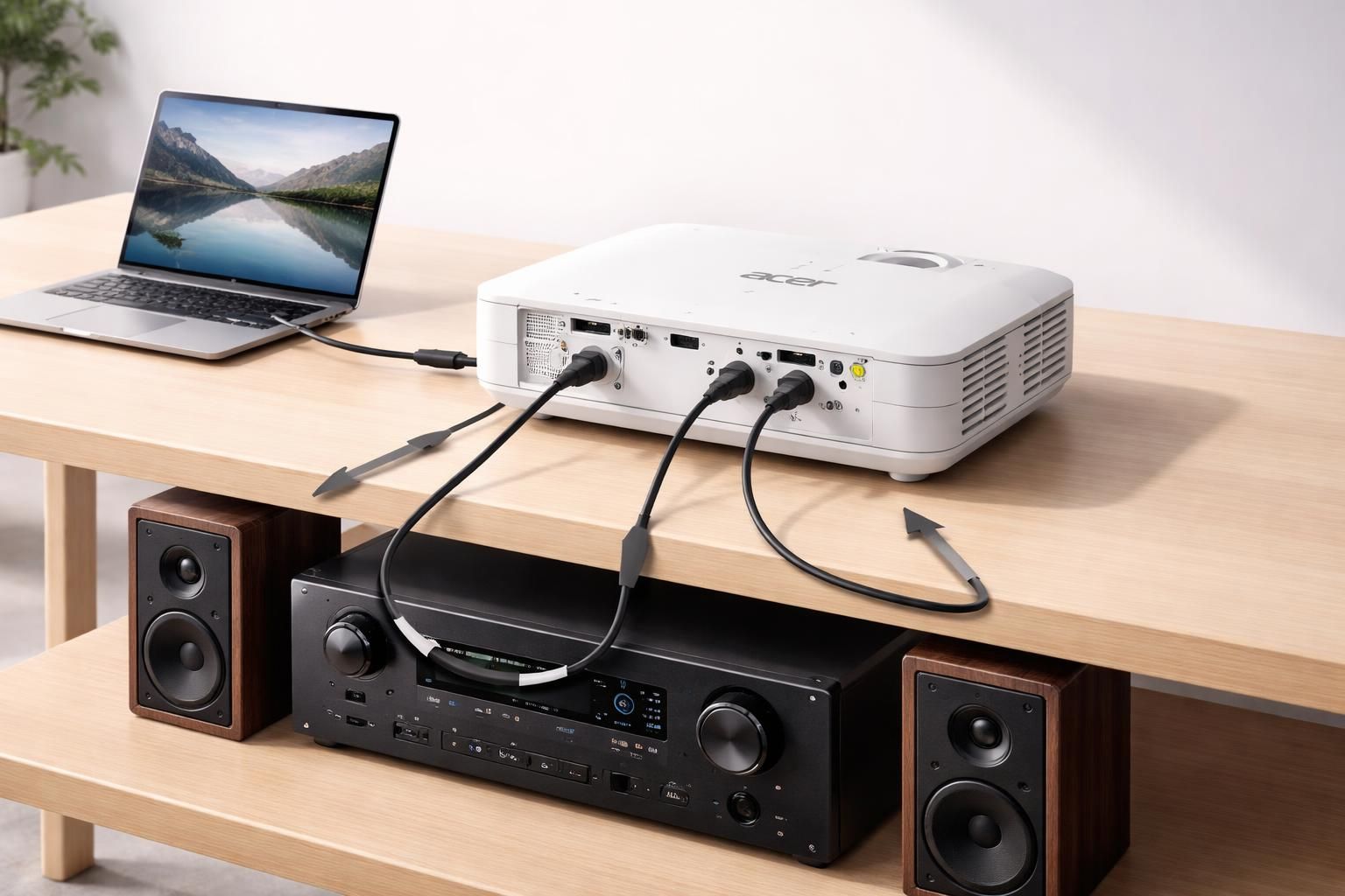 découvrez comment éviter la latence audio avec un vidéoprojecteur acer grâce à un schéma simple et efficace pour une expérience audiovisuelle optimale.