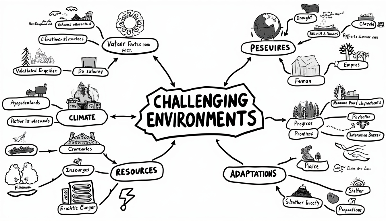 découvrez comment une carte mentale sur l'habiter d'un espace contraignant peut vous aider à mieux comprendre les défis de notre environnement. idéal pour vos révisions scolaires ou approfondir vos connaissances en géographie.