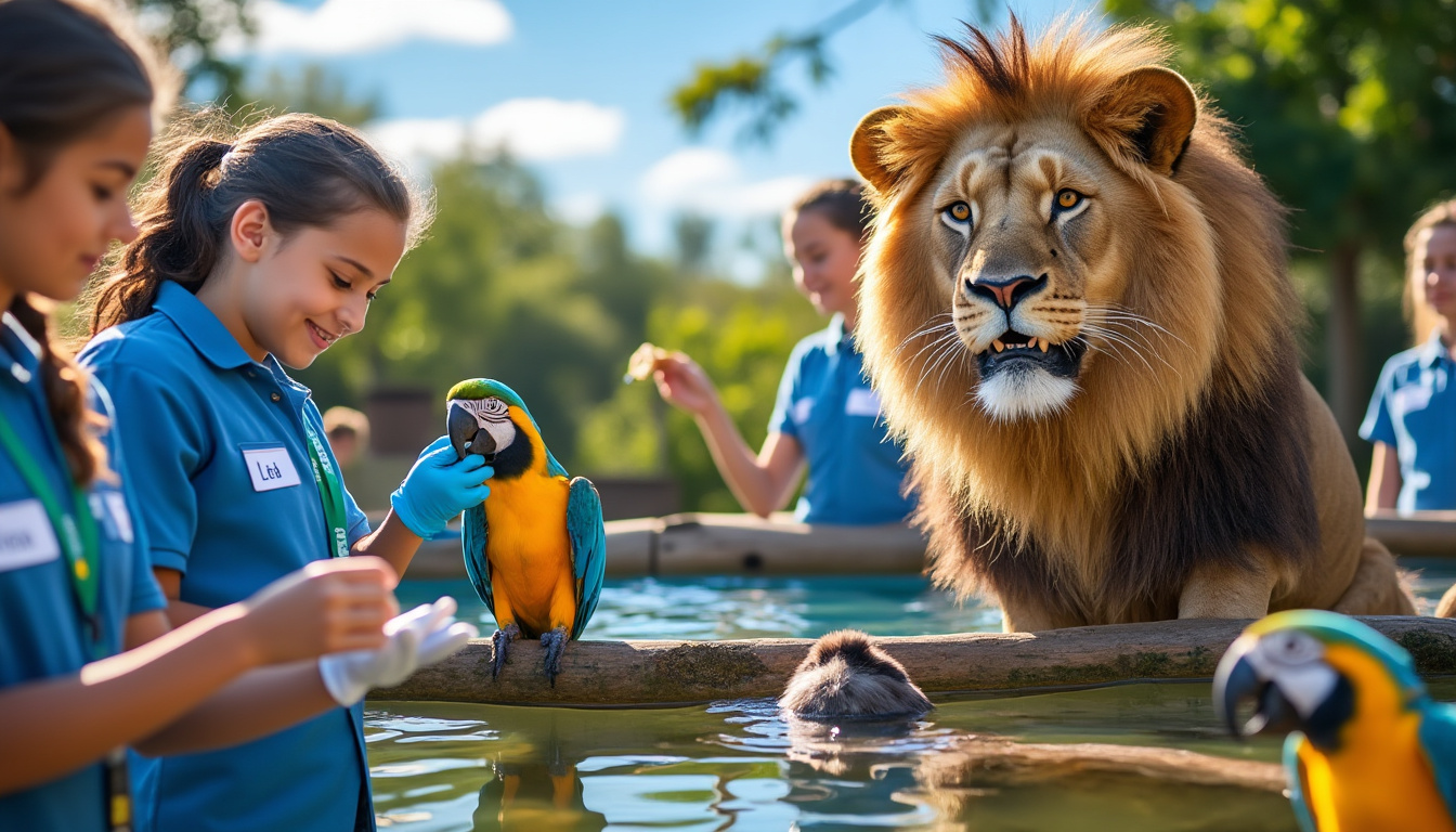 découvrez la formation de soigneur animalier en parc zoologique au lycée saint-andré. apprenez à prendre soin des animaux tout en développant vos compétences professionnelles dans un environnement stimulant.