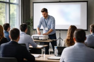 découvrez comment effectuer rapidement les réglages essentiels de votre vidéoprojecteur epson avant une présentation en public lors de notre conférence dédiée.