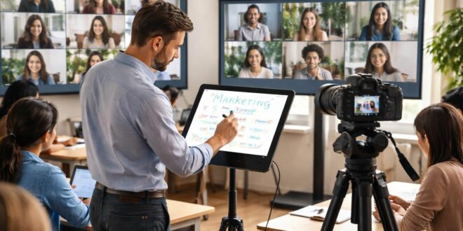 découvrez des astuces pratiques pour utiliser l'ipad comme tableau blanc et caméra dans un cours hybride, optimisant ainsi l'enseignement à distance et en présentiel.