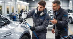 découvrez notre formation de peintre carrossier, alliant spécialisation technique et perspectives d'avenir prometteuses dans le secteur automobile.