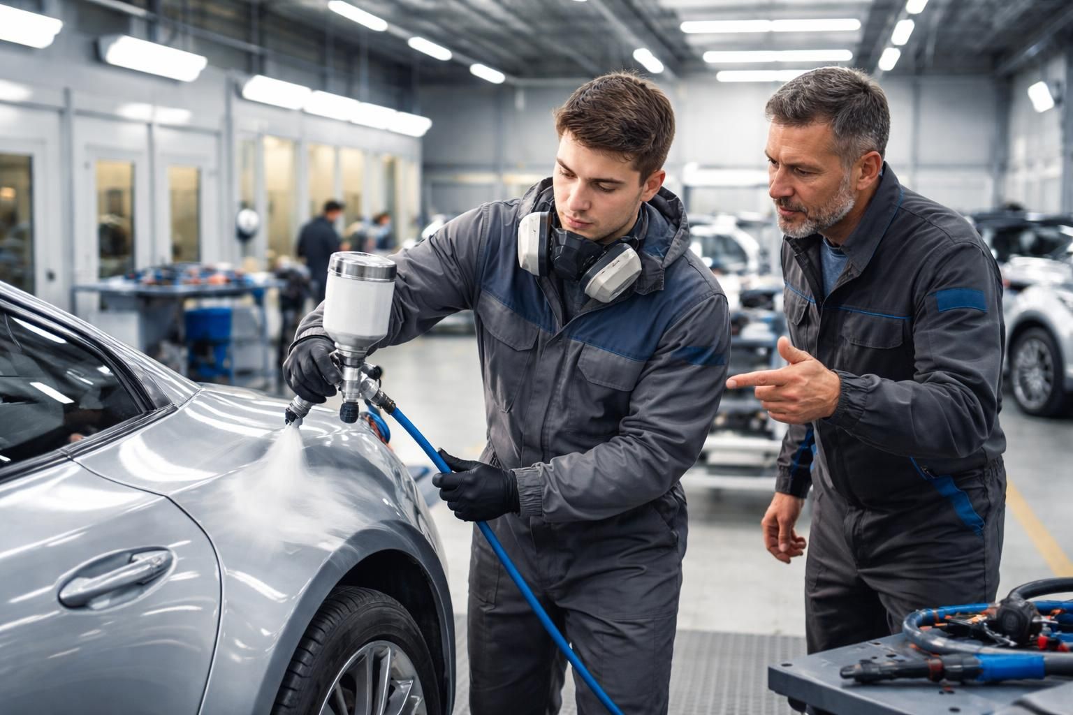 découvrez notre formation de peintre carrossier, alliant spécialisation technique et perspectives d'avenir prometteuses dans le secteur automobile.