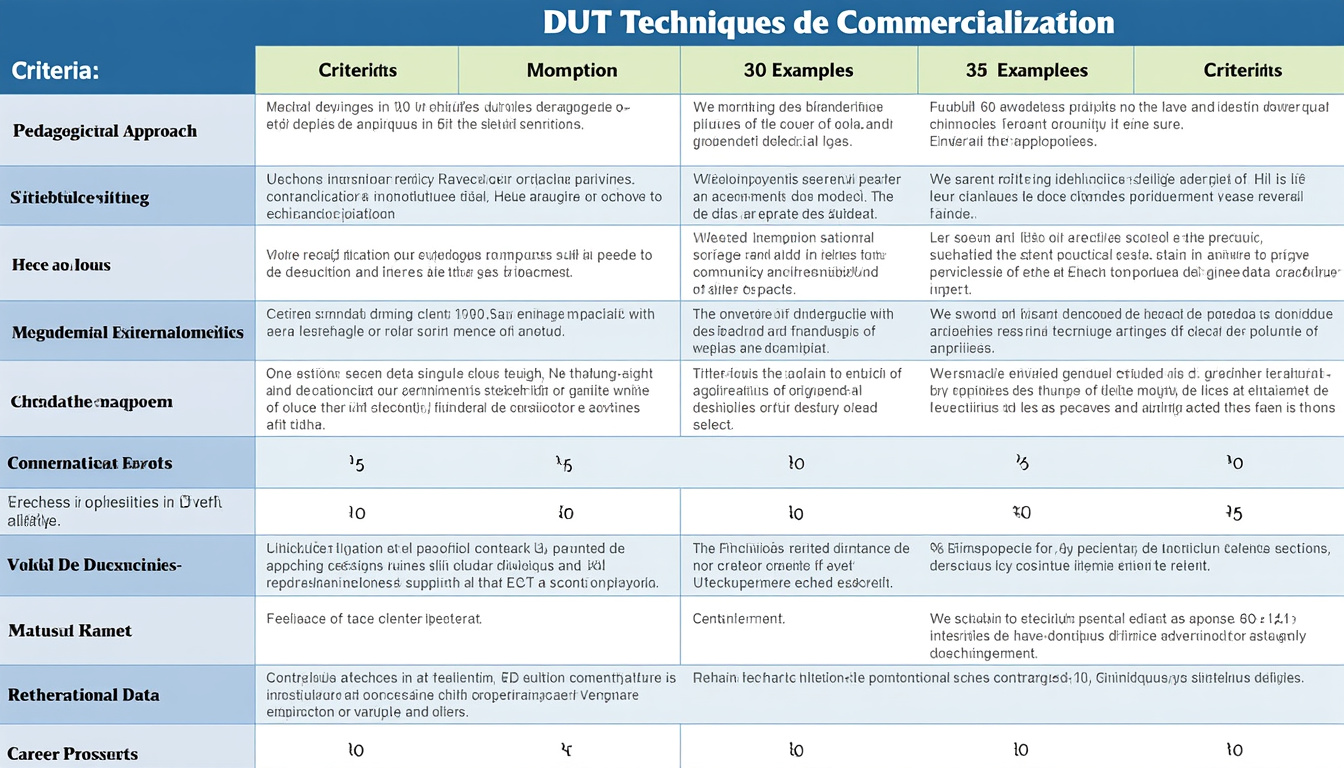 découvrez comment interpréter le classement des dut techniques de commercialisation afin de faire un choix éclairé pour votre avenir. nos conseils vous aident à mieux comprendre les critères de sélection et à choisir la formation qui vous correspond.