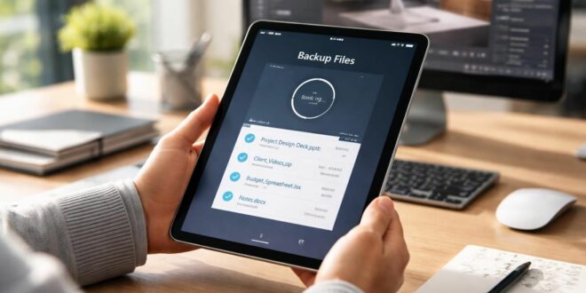 assurez la sécurité de vos travaux avant rendu grâce aux sauvegardes efficaces avec la tablette tactile microsoft. protégez vos données et évitez toute catastrophe.